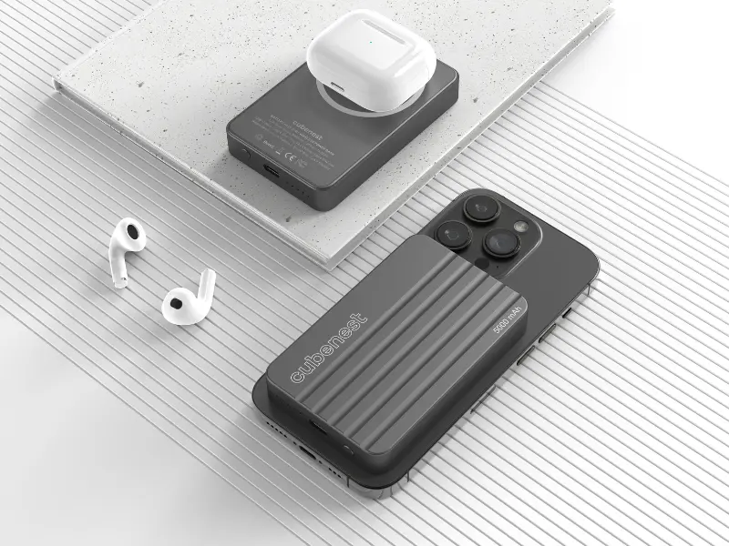 Cubenest PowerCube Extended USB A+C - Colour: Grey